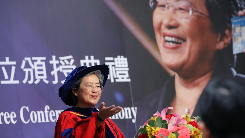 蘇姿丰交大演說：唸MIT遇到太多天才，想著自己如何「與眾不同」最重要