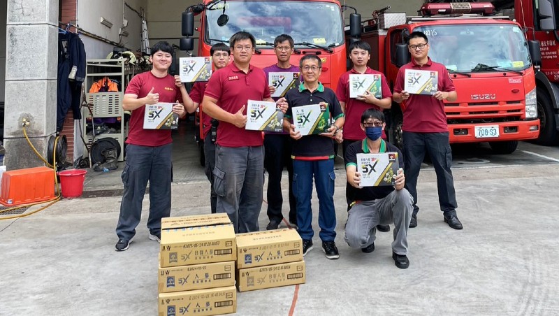 桂格5X人蔘持續為各行各業打氣！捐贈桃園大園消防隊 支援災防最前線