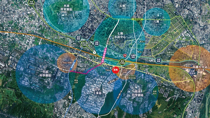 建設利多帶動台中房市 超大基地建案狹神秘數字「6398」Q4登場