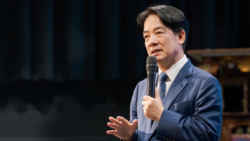 賴清德受訪：我當總統，兩岸發生戰爭機率最低
